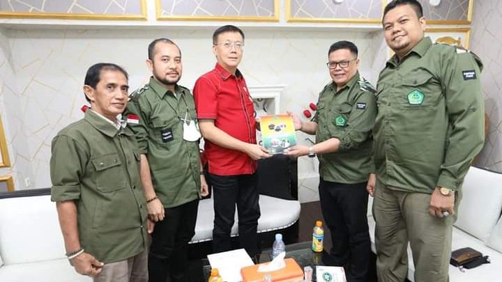 Hasyim SE Terima Kunjungan Silaturahmi Pemuda Tabagsel Kota Medan