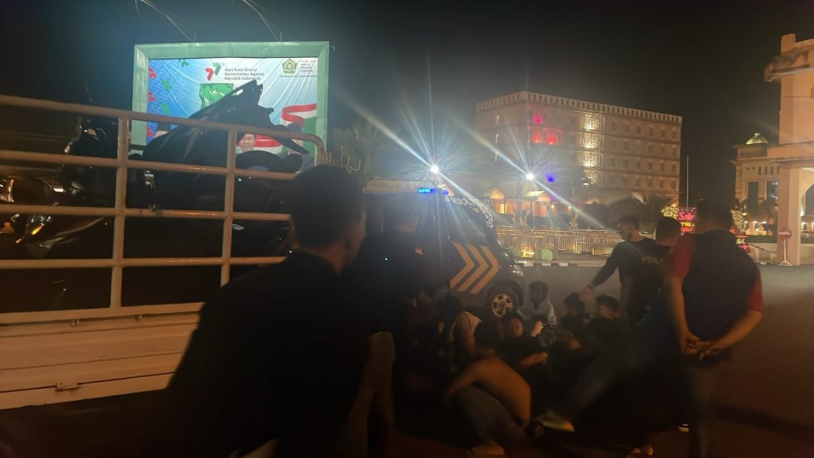 Tim Tawon Polrestabes Medan Amankan Para Remaja Disinyalir Geng Motor
