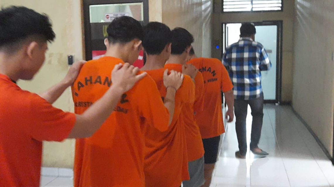 Tim Pemburu Kejahatan Polrestabes Medan Amankan 10 Gerombolan Remaja Bermotor