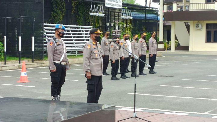 Kabag Ren Polrestabes Medan Pimpin Apel, Ini Pesannya..!!