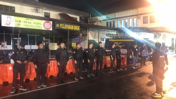 Tim Tawon Anti Begal Polrestabes Medan Patroli di Lokasi Rawan
