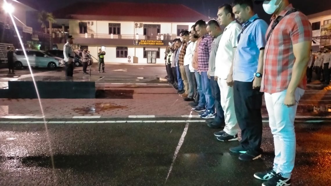 Polrestabes Medan Gelar Sispamkota, Cegah Kejahatan Jalanan dan Geng Motor Saat Akhir Pekan
