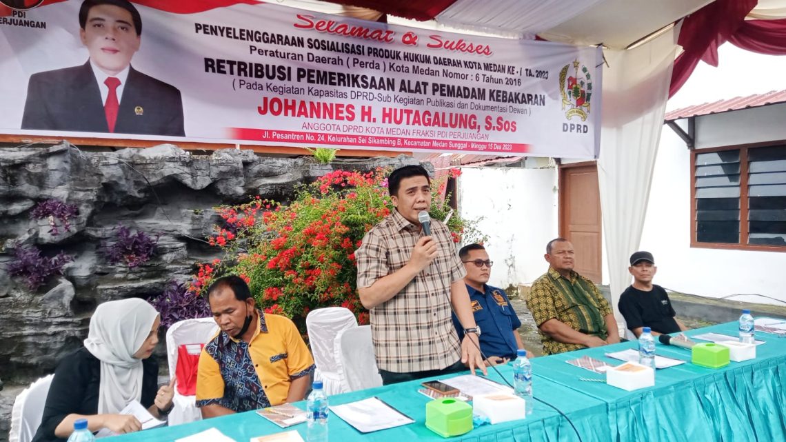 Johannes Hutagalung: Perda No 6/2016 Mengedukasi Warga Mengantisipasi Kejadian kebakaran