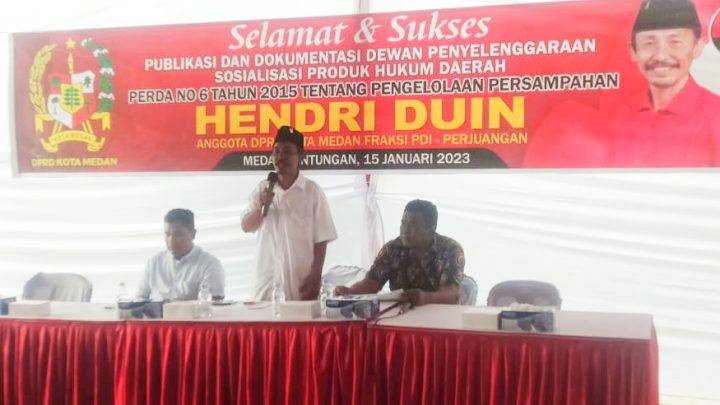Hendri Duin Sosialisasikan Perda Persampahan, Warga Ladang Bambu Keluhkan Sampah & Banjir