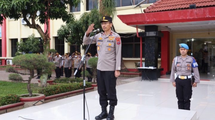 Wakapolda Sumut Pimpin Apel Gabungan Kamis Pagi