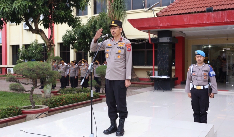 Wakapolda Sumut Pimpin Apel Gabungan Kamis Pagi