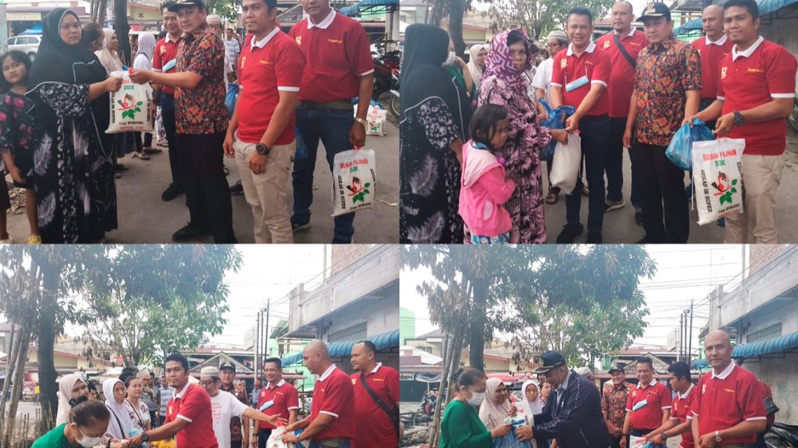 Ketua Pewarta Kembali Gulirkan Bantuan Sembako kepada Korban Kebakaran Jalan Bromo