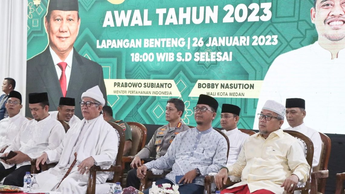 Kapolrestabes Medan Hadiri Zikir dan Doa Bersama Menteri Pertahanan RI