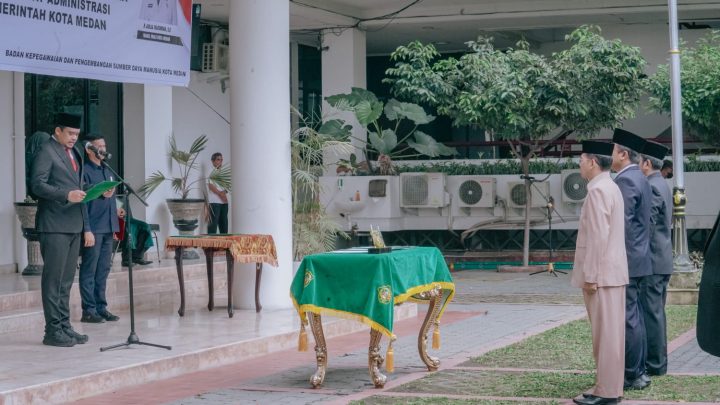 Hari Pertama Kerja di 2023, Bobby Nasution Lantik 102 Pejabat