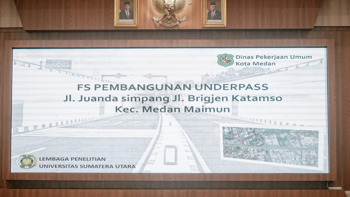 Pemko Medan Akan Bangun Underpass & Kolam Retensi