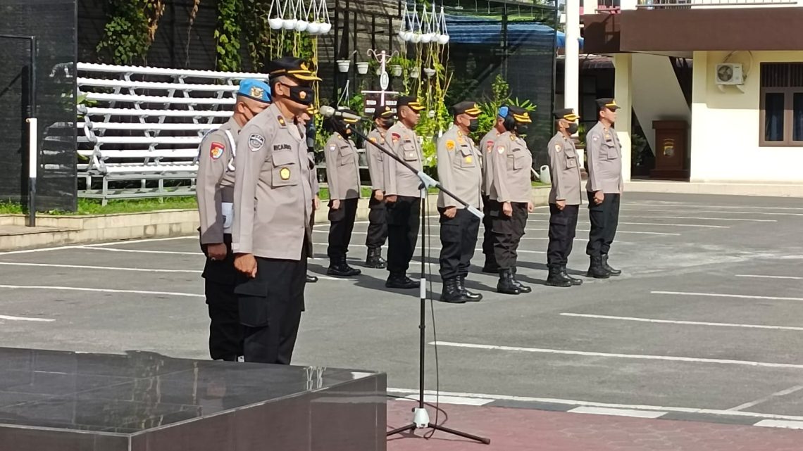 Pimpin Apel, Kepala STIK Polrestabes Medan Minta Anggota yang Bertugas Jaga Keselamatan dan Kesehatan