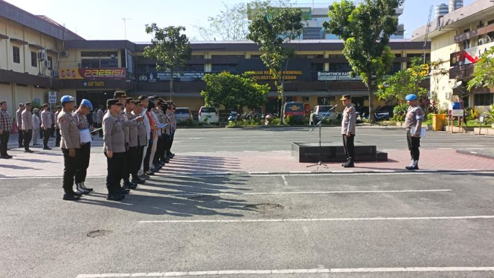 Apel Pagi, Ini Pesan Polrestabes Medan ke Personel