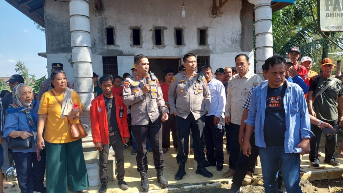 Polrestabes Medan Redam Aksi Warga Tolak Pengukuran Lahan