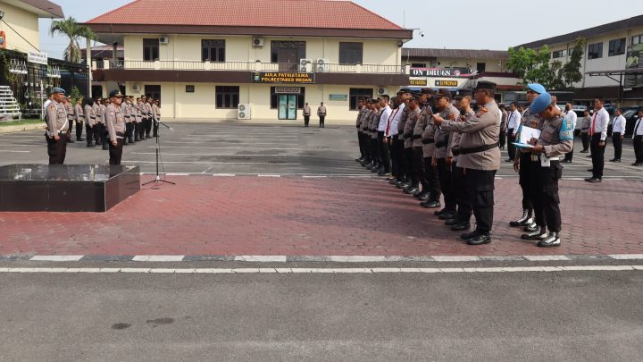 Masuki Masa Purna Bakti, Kasat Binmas Polrestabes Medan Pamit kepada Personel