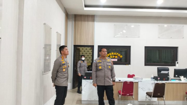 Kapolrestabes Medan Cek Ruang Fasilitas di Mako