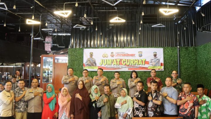 Jumat Curhat, Kasat Binmas Polrestabes Medan Ajak Jaga Kota Medan Aman dan Kondusif