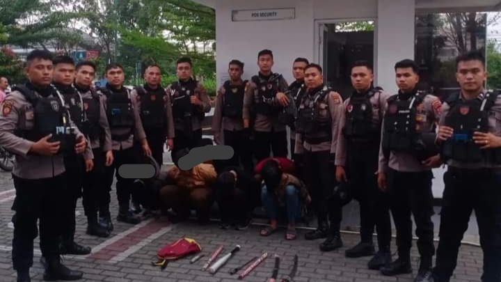 6 Pelajar Anggota Geng Motor Diringkus Tim PRC Samapta Polda Sumut