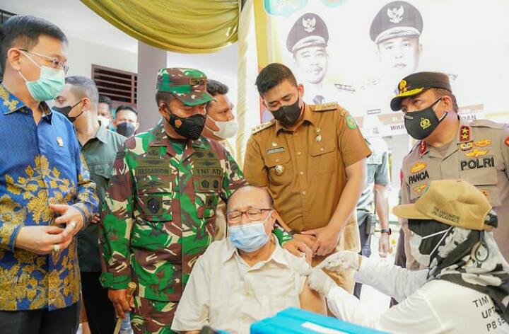 Pemko Medan Gencarkan Pelaksanaan Vaksinasi Booster ke II Covid-19