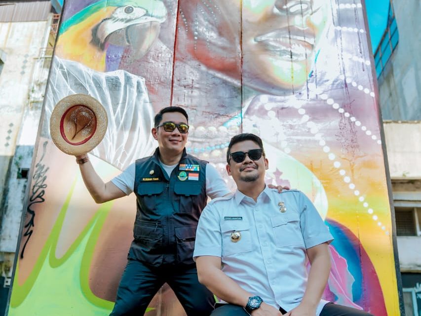 Ridwan Kamil Dukung Bobby Nasution Jadikan Jalan Pegadaian Ruang Kreatif & Kuliner