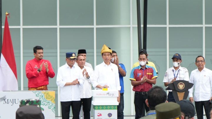 Presiden Joko Widodo Resmikan Terminal Tipe A Amplas & Tanjung Pinggir, Bobby Nasution: Semoga Berikan Kenyamanan bagi Masyarakat