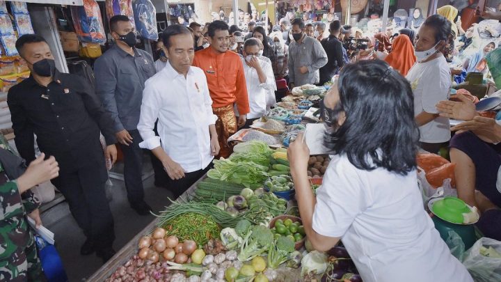 Kunjungi Pasar Bakti & Pasar Halat, Presiden: Harga Masih Baik, Peran Kepala Daerah Sangat Penting Menjaga Stabilitas Harga