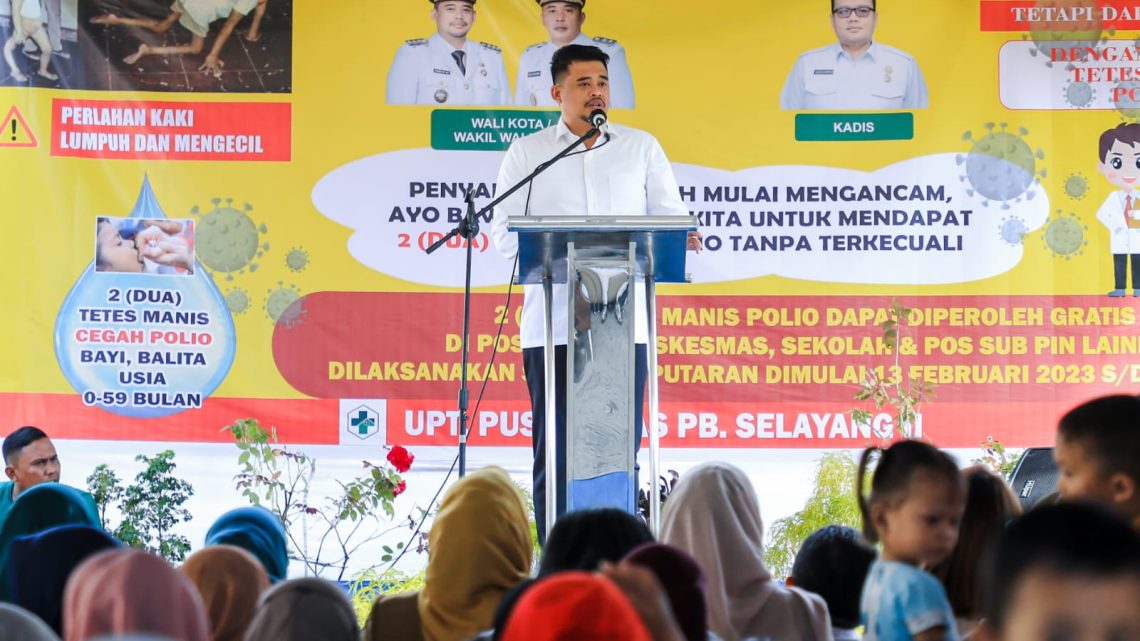 Pemko Medan Canangkan Sub PIN Polio, Warga Mengaku Senang Anaknya Diimunisasi Polio