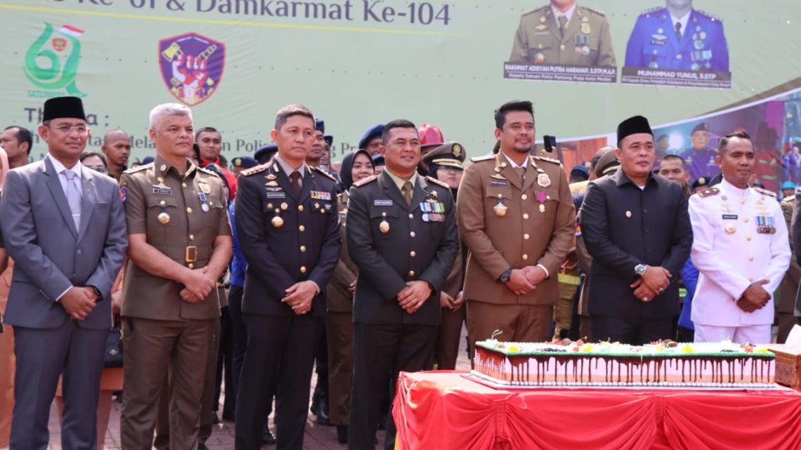 Polrestabes Medan Hadiri HUT Satpol PP, Linmas dan Damkarmat
