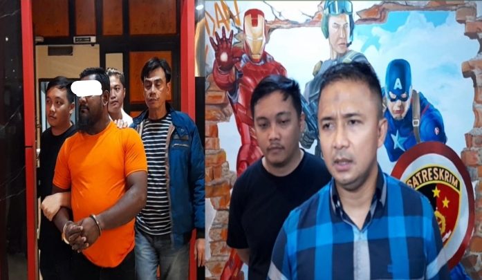 Satreskrim Polrestabes Medan Tahan Pelaku Pengancaman Terhadap Wartawan