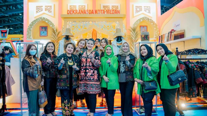 Dekranasda Medan Ikuti The 23rd Jakarta Inacraft 2023, Ny Kahiyang Ayu : Tampilkan Hasil Kerajinan Terbaik