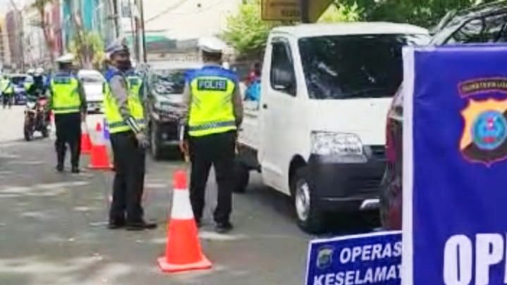 Satlantas Polrestabes Medan Gelar Ops Keselamatan Toba 2023 di Dua Lokasi