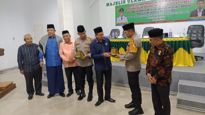 Polrestabes Medan Hadiri Penyuluhan Penguatan Nilai Moderasi Beragama dalam Merawat Kebhinekaan
