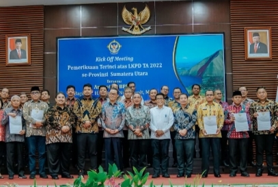 Bobby Nasution Hadiri Kick Off Meeting Pemeriksaan Terinci Atas LKPD