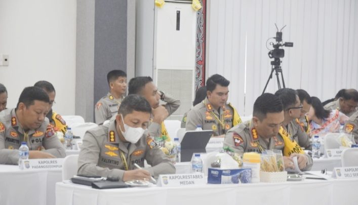 Kapolrestabes Medan Kembali Hadiri Anev dan Rapim di Polda Sumut