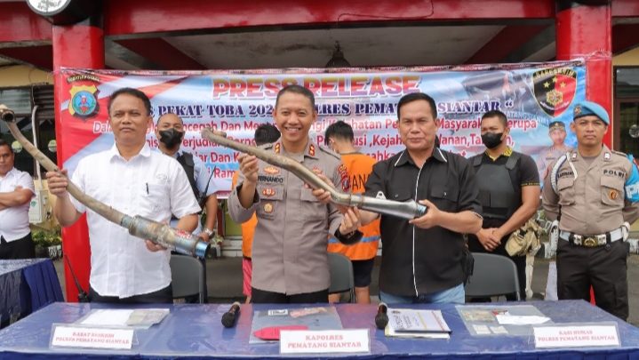 Polres Pematang Siantar Tangani 196 Kasus Selama Operasi Pekat Toba 2023