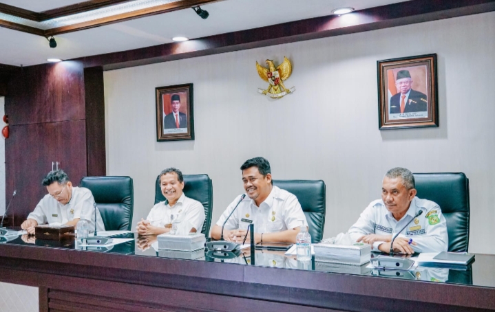Entry Meeting BPK Perwakilan Sumut, Bobby Nasution : Saling Melengkapi & Berikan Informasi Yang Dibutuhkan