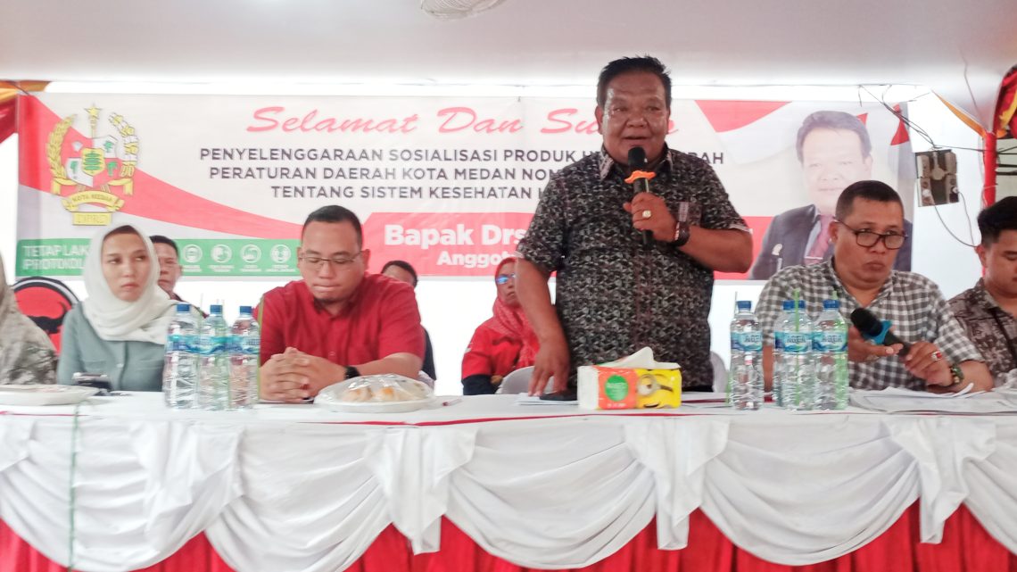 Daniel Pinem Harap Warga Pahami Muatan Perda Sistem Kesehatan