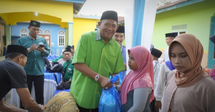 Plt Bupati Langkat Santuni Anak Yatim & Buka Puasa Bersama PCNU