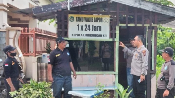 Kasat Binmas Polrestabes Medan Tinjau Poskamling di Komplek Wartawan