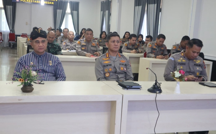 Kapolrestabes Medan Pimpin Rapat Lintas Sektoral Jelang Lebaran