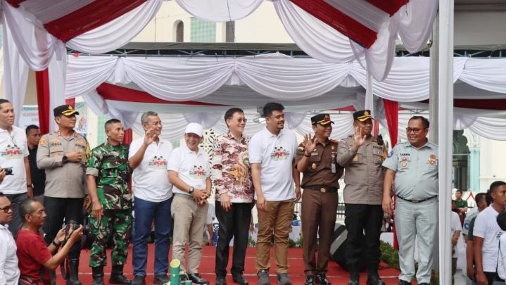 Kapolrestabes Hadiri Program Mudik Bareng Pemko Medan