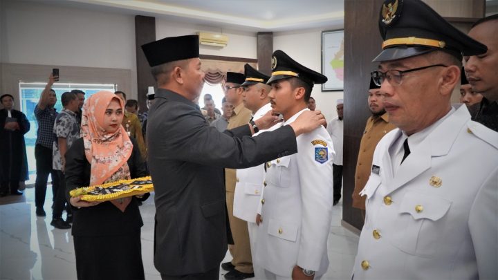 Fokus Capai Tujuan Organisasi, 79 Pejabat Eselon Jajaran Pemkab Langkat Dilantik