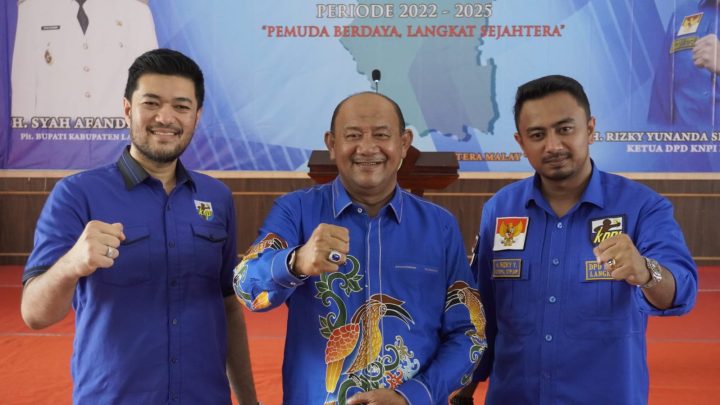 Rizky Yunanda Kembali Pimpin KNPI Langkat, Syah Afandin: Berikan Dampak Positif ke Pemuda