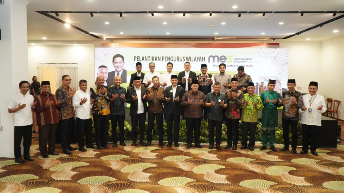 Plt Bupati Langkat Hadiri Pelantikan Pengurus MES Sumut