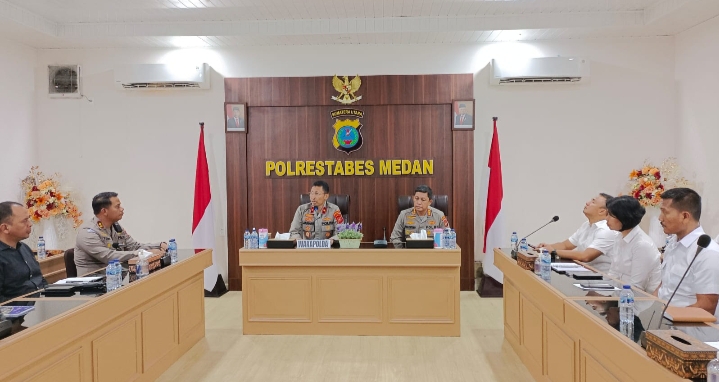 Beri Arahan, Wakapolda Sumut Kunjungi Polrestabes Medan
