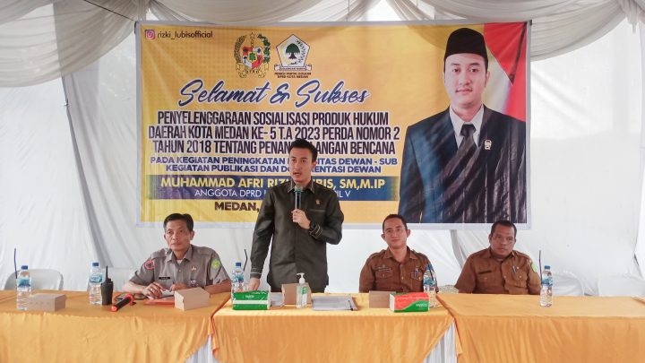 Rizki Lubis Harap Warga Medan Dapat Menghadapi Kondisi Bencana