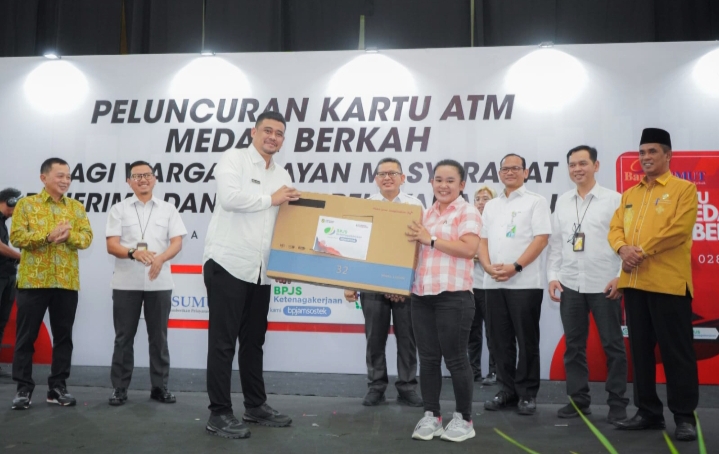 Bobby Nasution Luncurkan ATM Berlogo Medan Berkah untuk Warga Pelayan Masyarakat