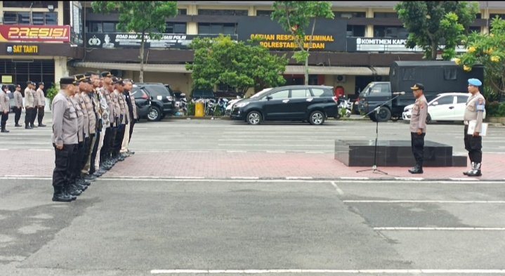 Polrestabes Medan Gelar Operasi Mantap Brata, Amankan Pemilu 2024