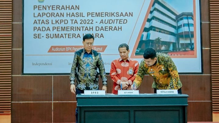 Pemko Medan Cetak Hattrick Raih Opini WTP Tiga Kali Berturut