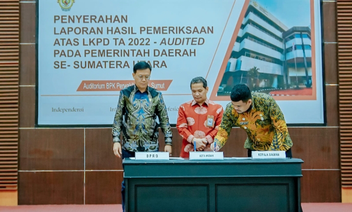 Pemko Medan Cetak Hattrick Raih Opini WTP Tiga Kali Berturut