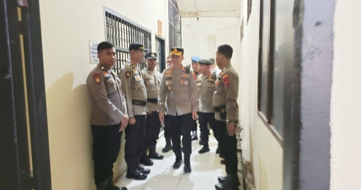 Jaga Kenyamanan, Kapolrestabes Medan Sidak ke Ruang Penjara Tahti